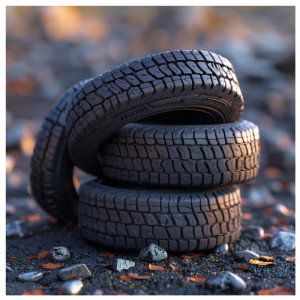 Road grip tyre
