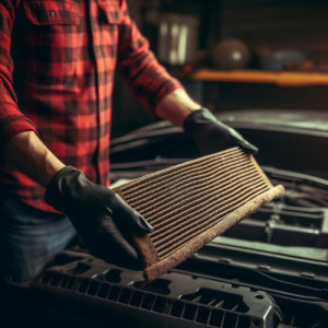 Air filter cleaning