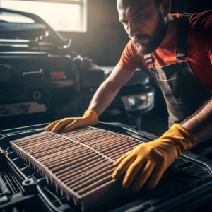 Air filter cleaning